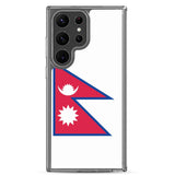 Coque téléphone drapeau népal - pixelforma