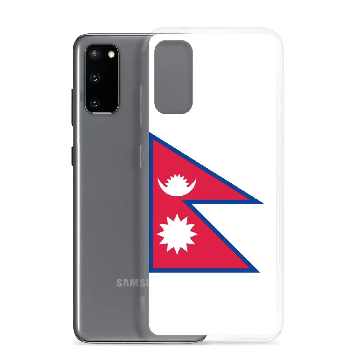 Coque téléphone drapeau népal - pixelforma