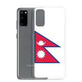 Coque téléphone drapeau népal - pixelforma