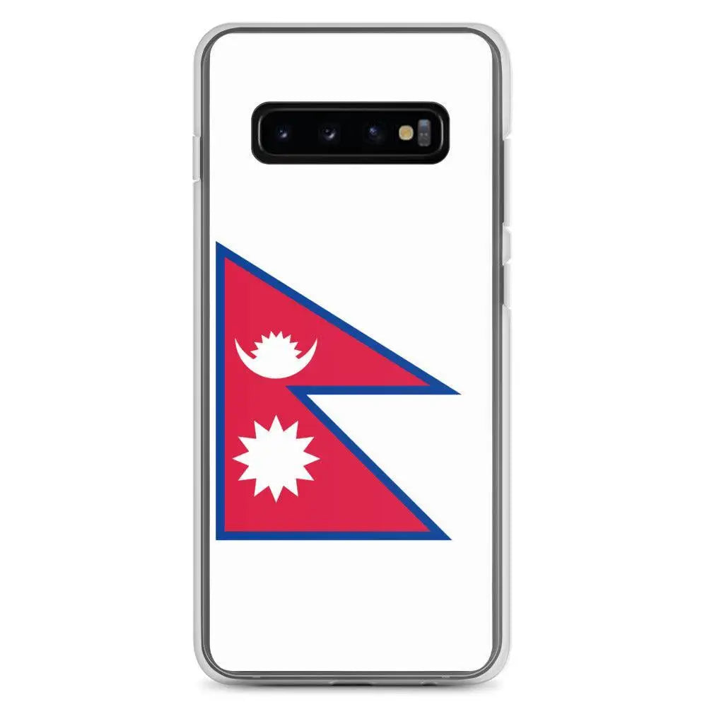 Coque téléphone drapeau népal - pixelforma
