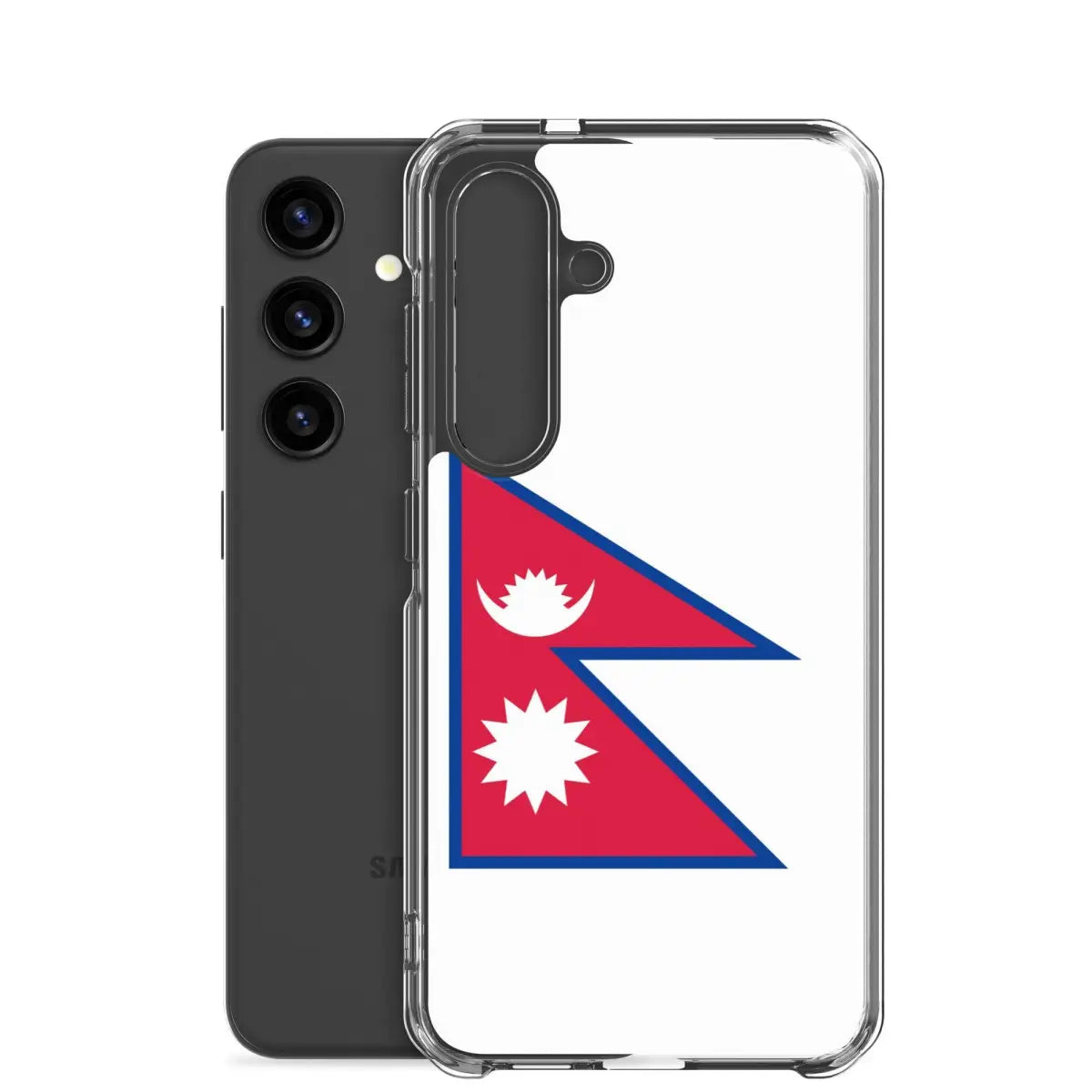 Coque téléphone drapeau népal - pixelforma