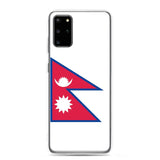 Coque téléphone drapeau népal - pixelforma