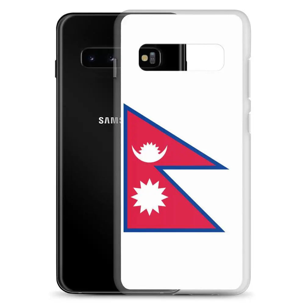 Coque téléphone drapeau népal - pixelforma