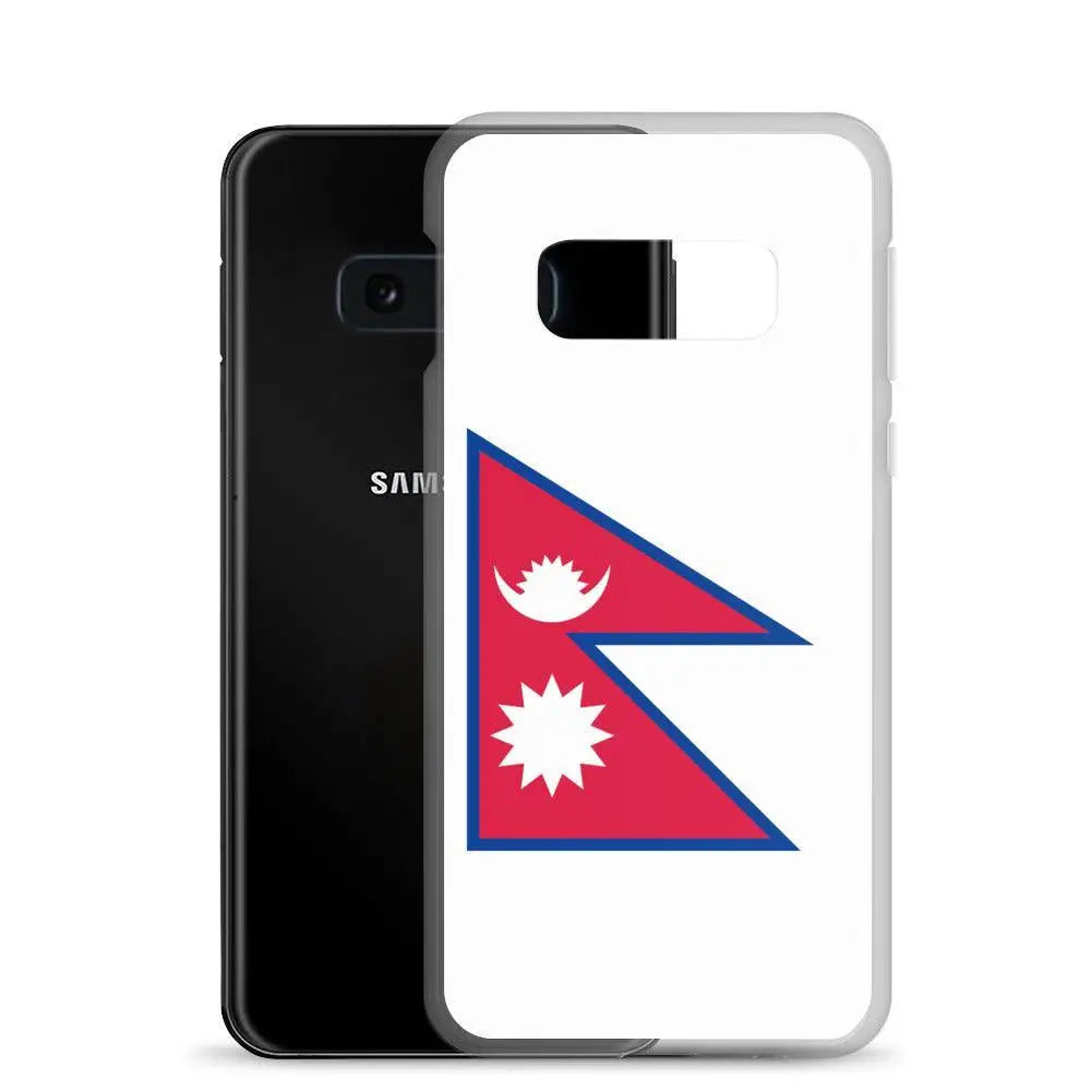 Coque téléphone drapeau népal - pixelforma