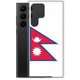 Coque téléphone drapeau népal - pixelforma