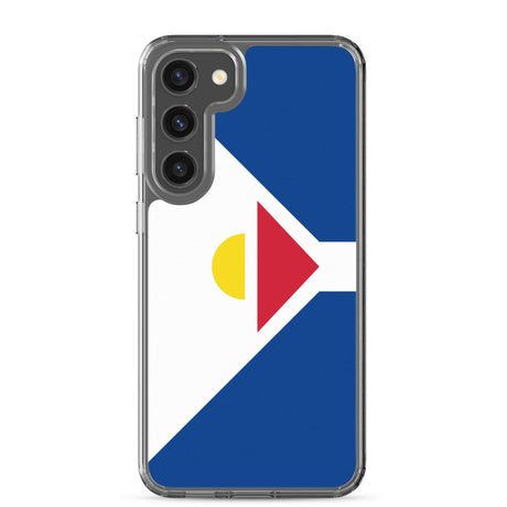 Coque Téléphone Drapeau Saint-Martin (Antilles françaises) - Pixelforma