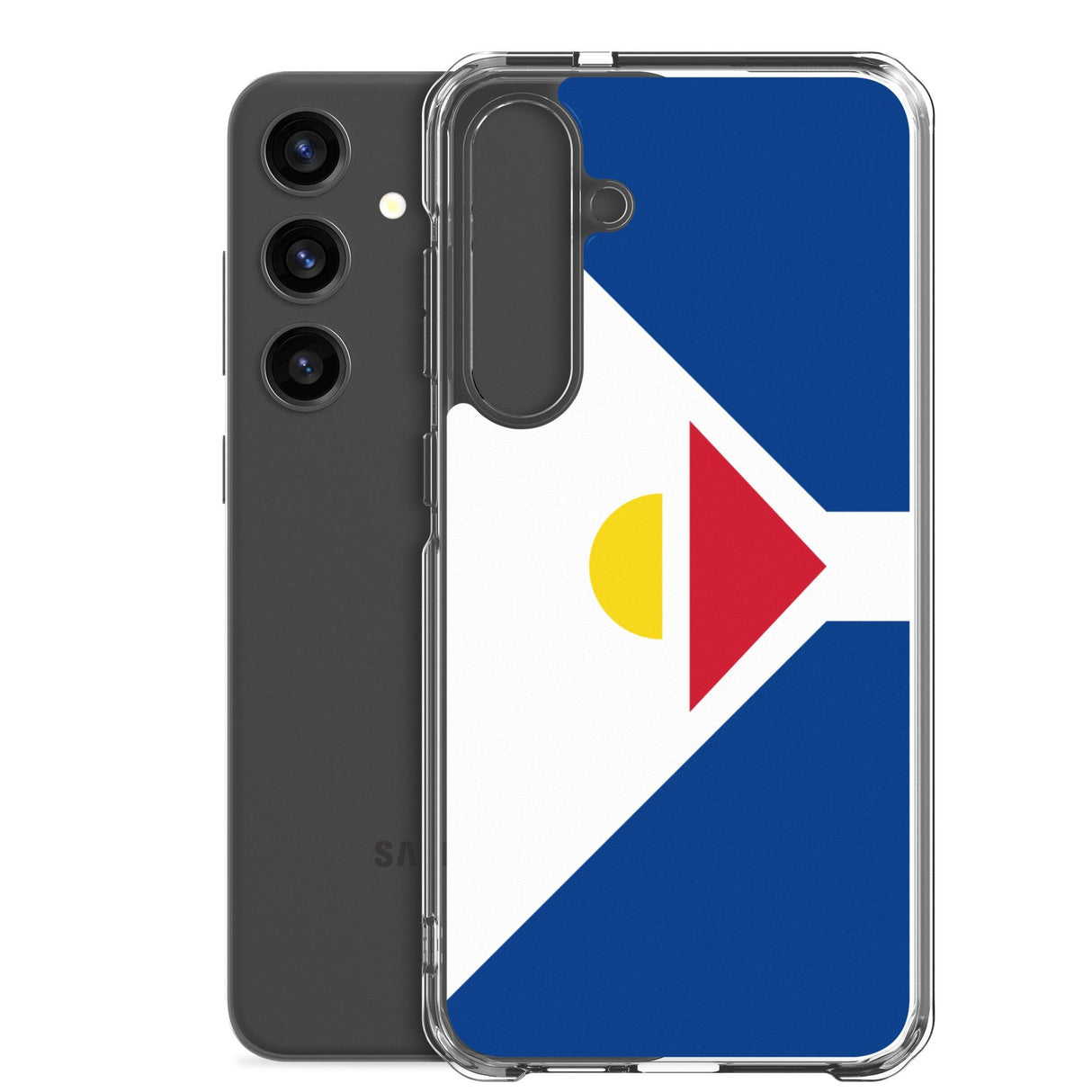 Coque Téléphone Drapeau Saint-Martin (Antilles françaises) - Pixelforma