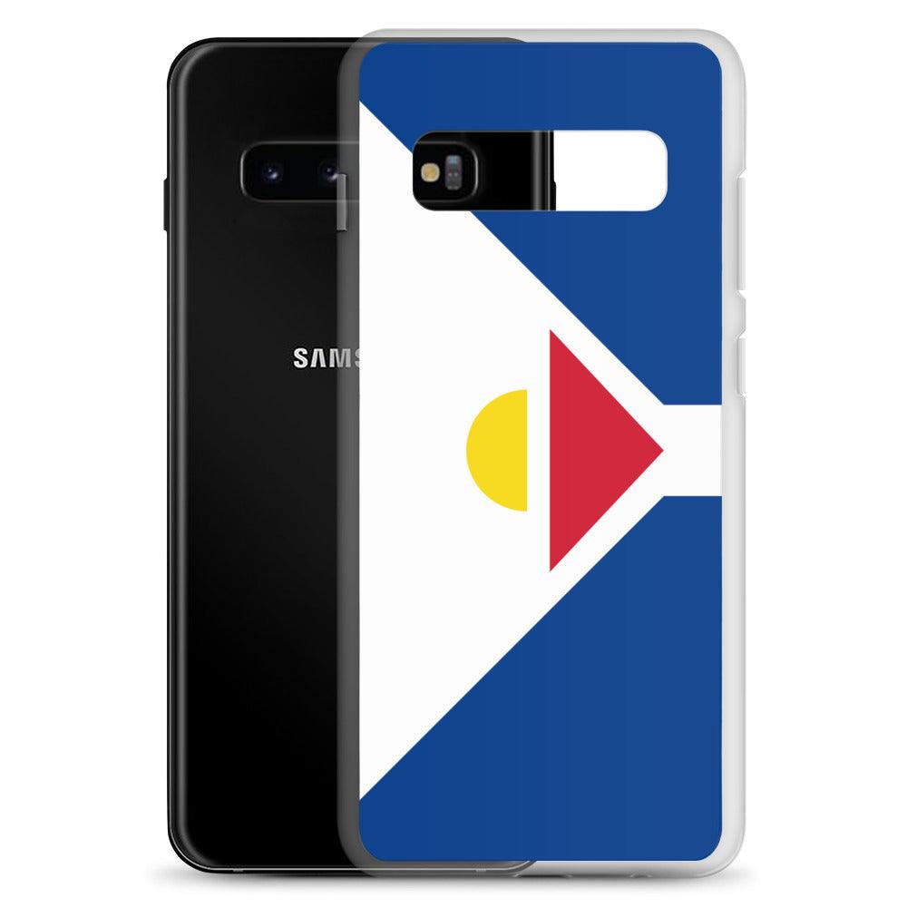 Coque Téléphone Drapeau Saint-Martin (Antilles françaises) - Pixelforma