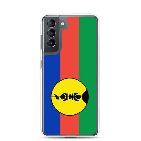 Coque Téléphone Drapeaux de la Nouvelle-Calédonie - Pixelforma