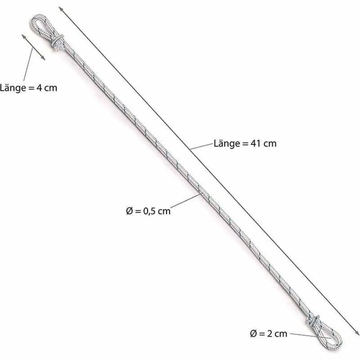 Corde de fixation de drapeau raccords pour mât de drapeau - pixelforma