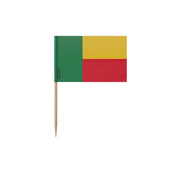 Cure-dents drapeau bénin plastique adhésif bambou élégant