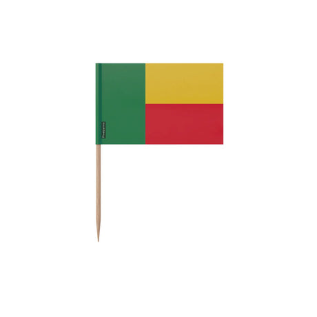 Cure-dents drapeau bénin plastique adhésif bambou élégant