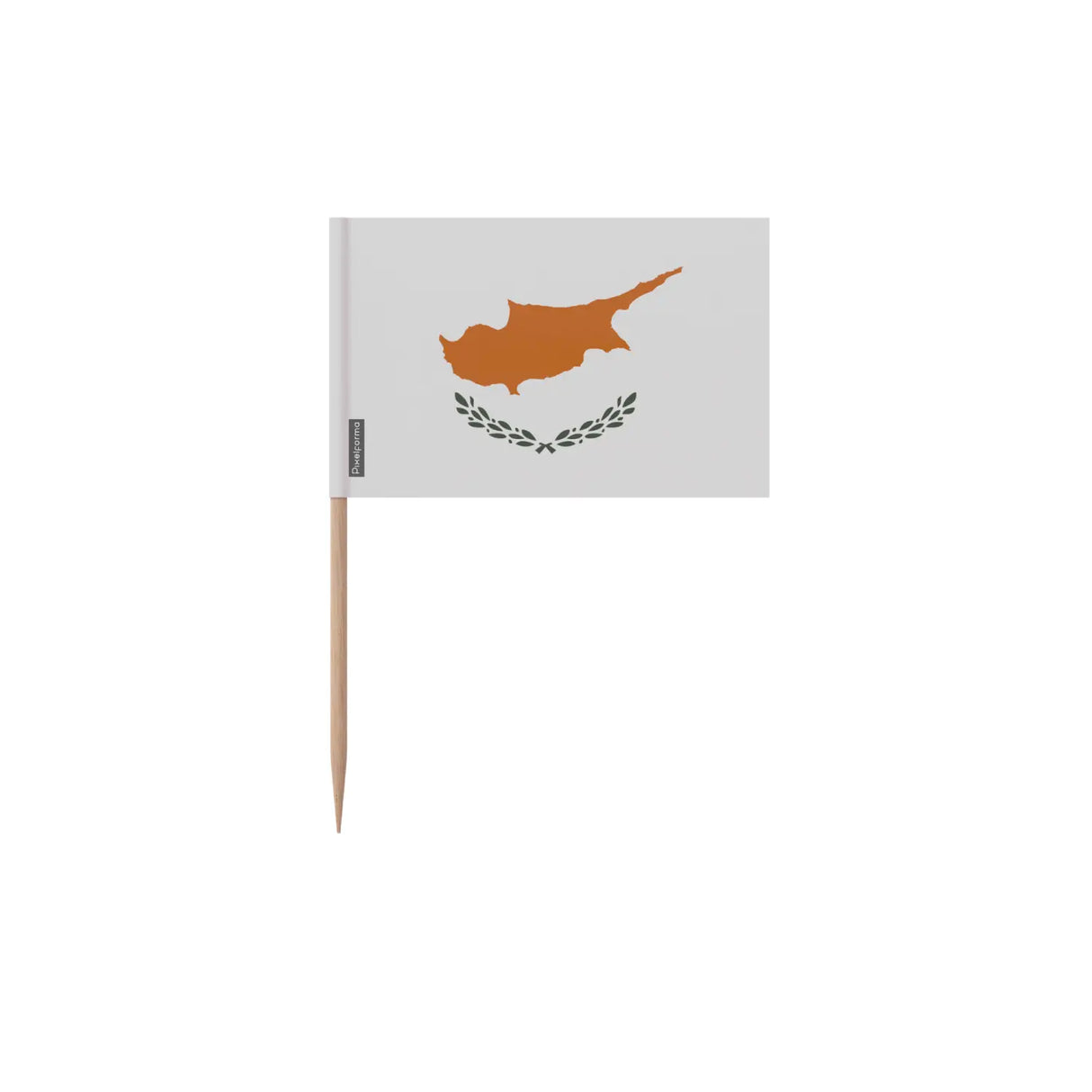 Cure-dents drapeau chypre en plusieurs tailles - pixelforma
