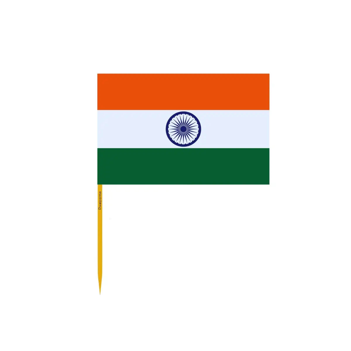 Cure-dents Drapeau de l'Inde officiel en plusieurs tailles - Pixelforma 