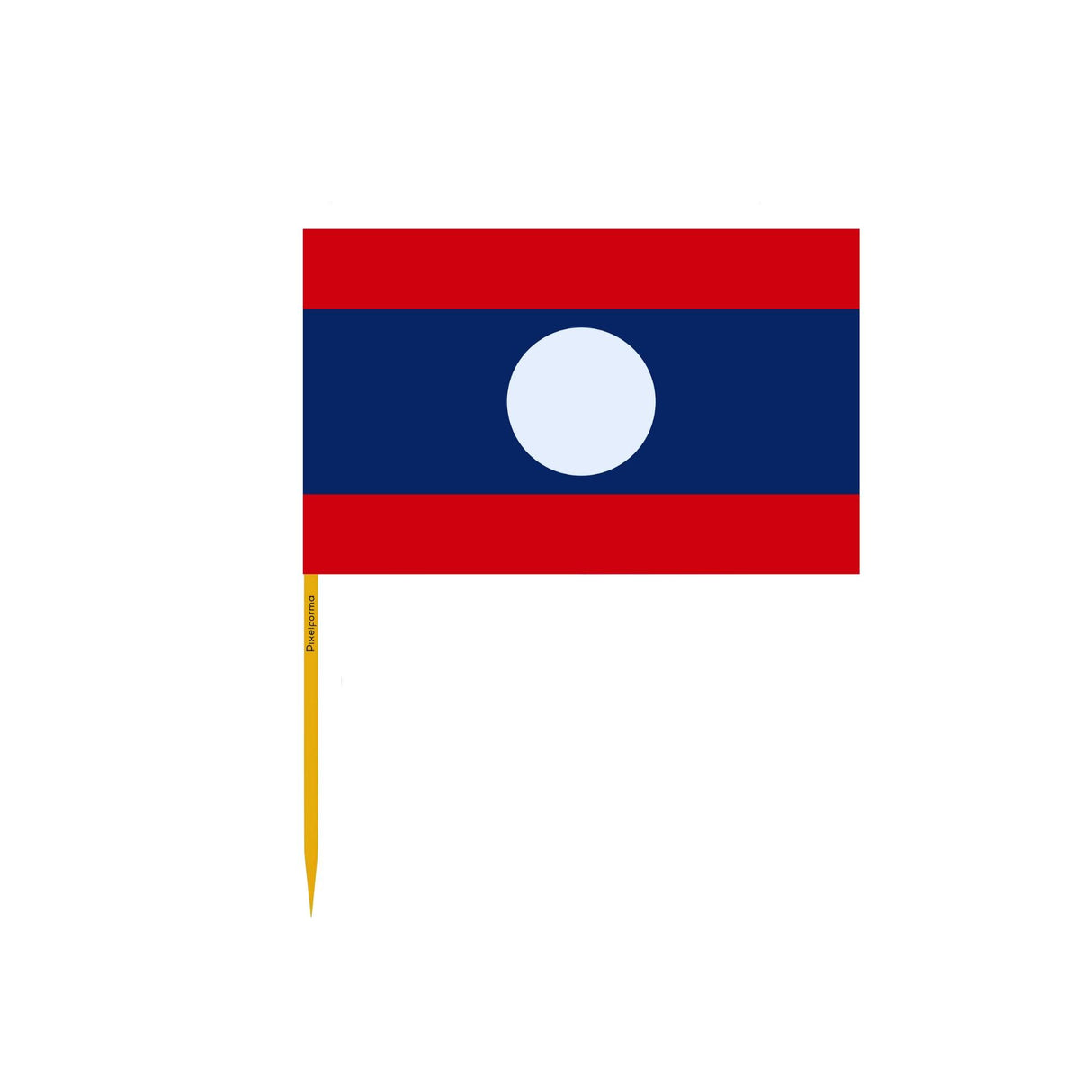 Cure-dents Drapeau du Laos en plusieurs tailles - Pixelforma