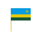 Cure-dents Drapeau du Rwanda en plusieurs tailles - Pixelforma 