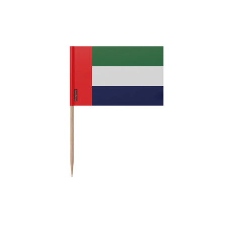 Cure-dents drapeau émirats arabes unis plastique bambou