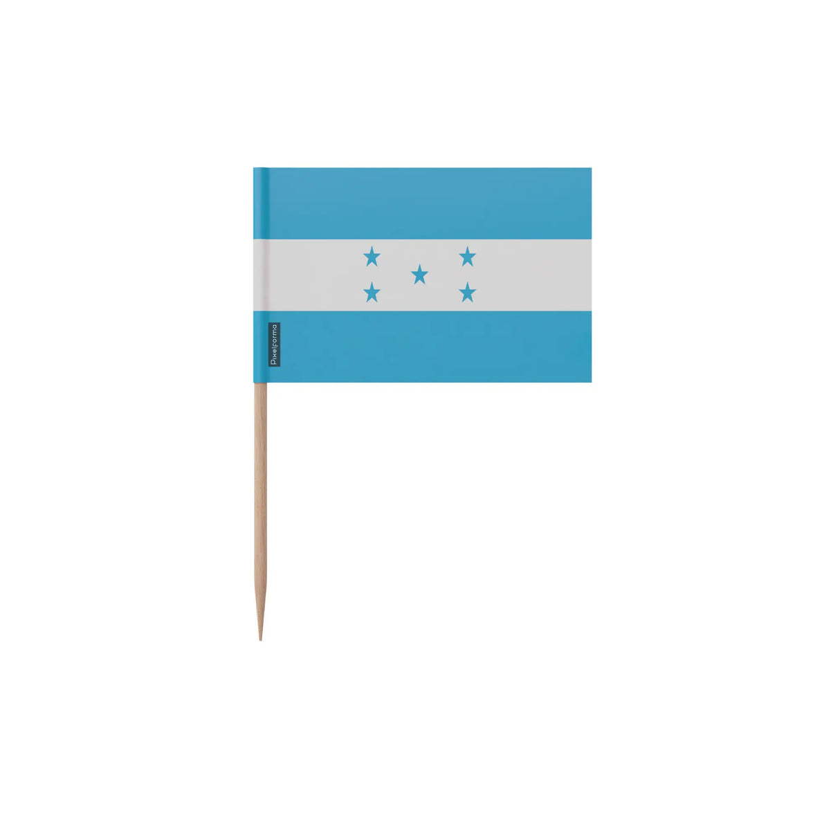Cure-dents drapeau honduras officiel plastique sur bambou