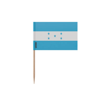 Cure-dents drapeau honduras officiel plastique sur bambou