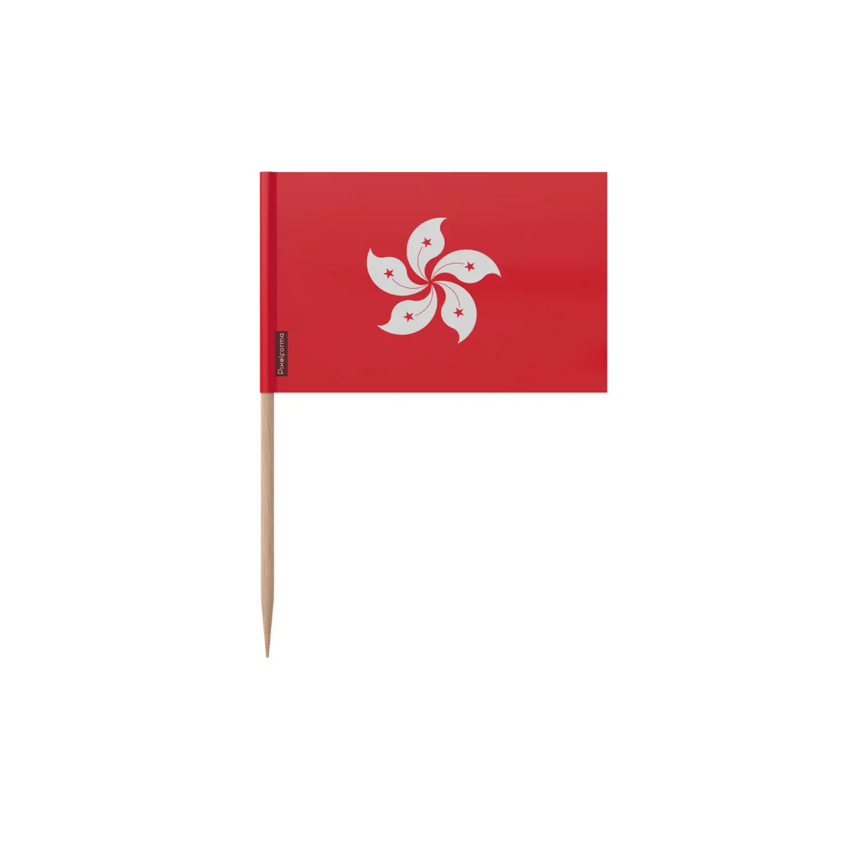 Cure-dents drapeau hong kong en plusieurs tailles - pixelforma