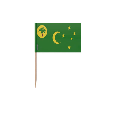 Cure-dents drapeau îles cocos en plusieurs tailles - pixelforma
