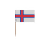 Cure-dents drapeau îles féroé en plusieurs tailles - pixelforma