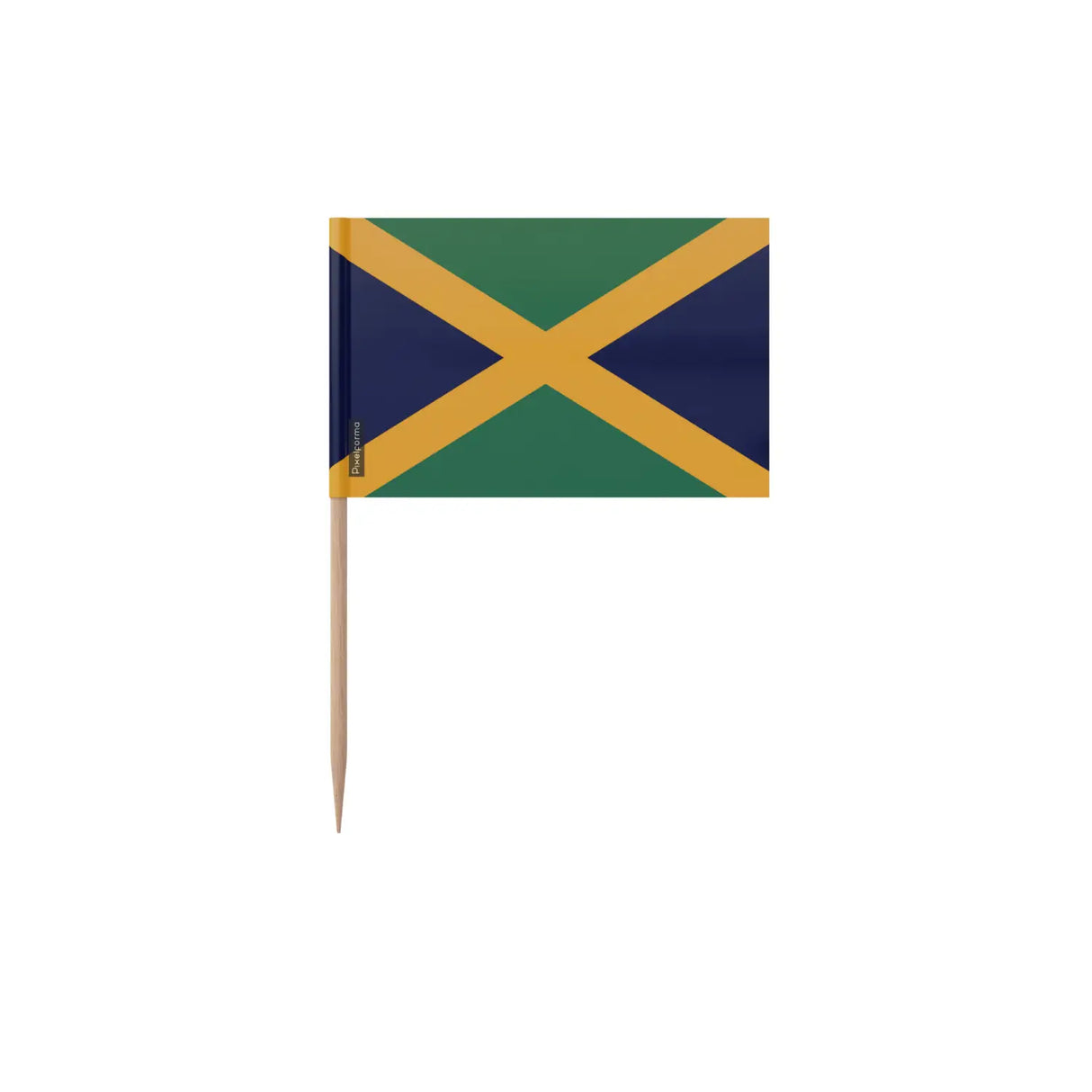 Cure-dents drapeau jamaïque en plusieurs tailles - pixelforma