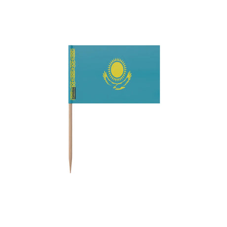 Cure-dents drapeau kazakhstan officiel en plusieurs tailles - pixelforma