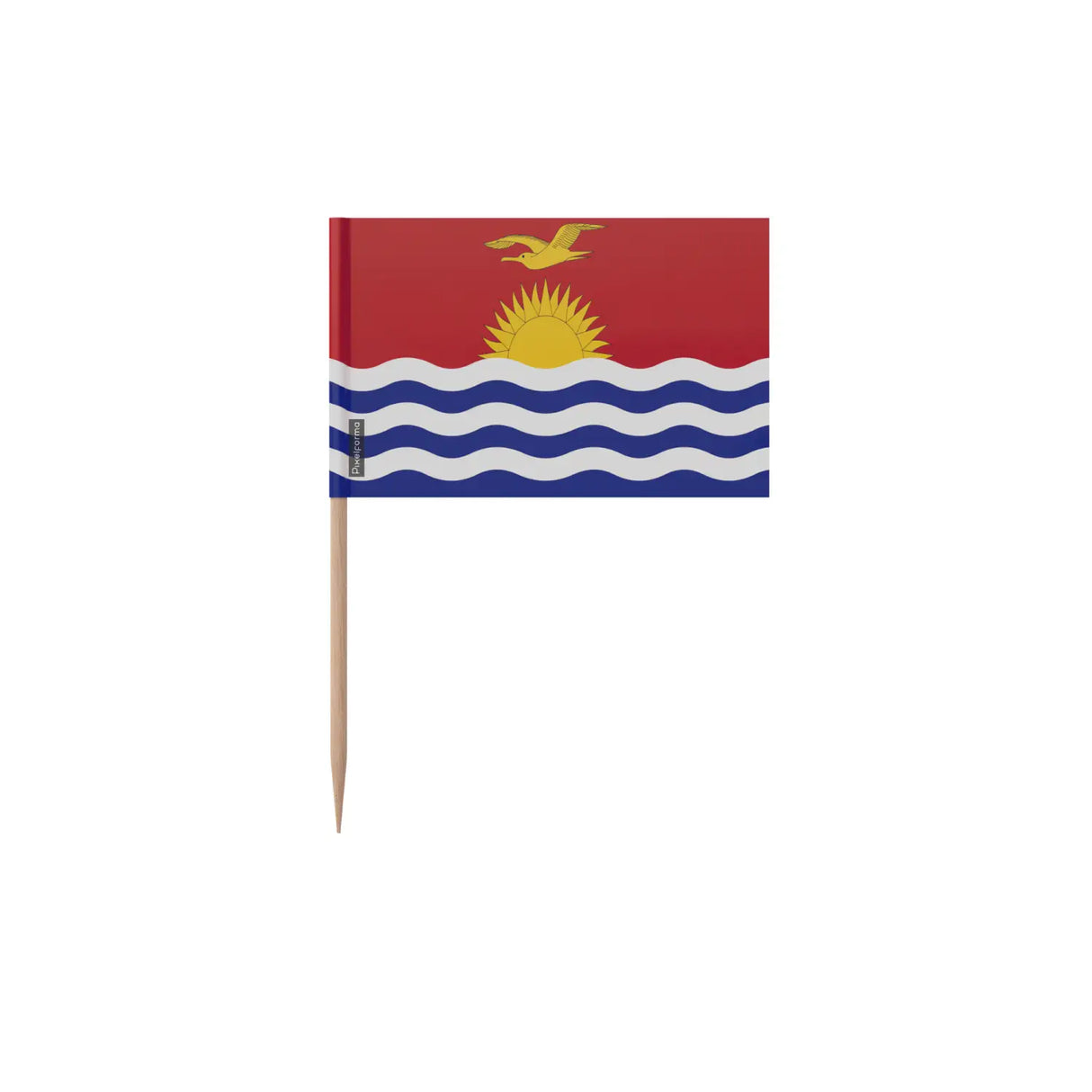 Cure-dents drapeau kiribati en plusieurs tailles - pixelforma