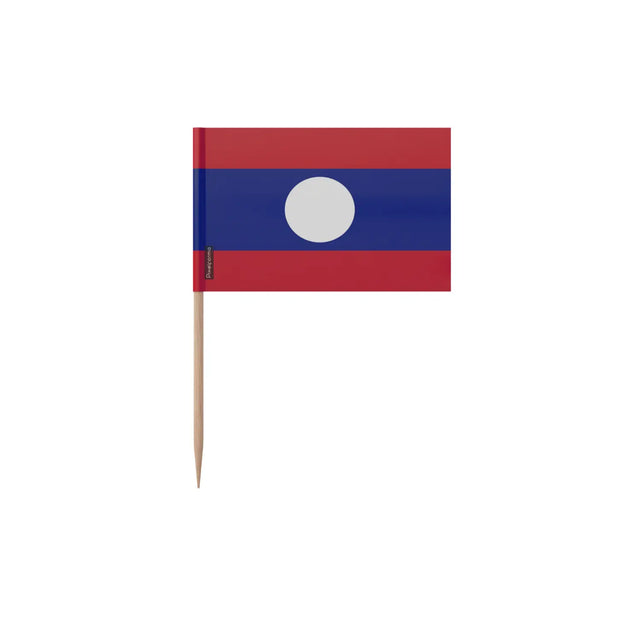 Cure-dents drapeau laos en plusieurs tailles - pixelforma