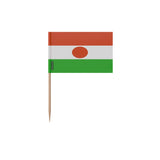 Cure-dents drapeau niger plastique adhésif bâton bambou