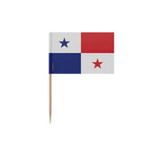 Cure-dents drapeau panama bambou plastique usage festif