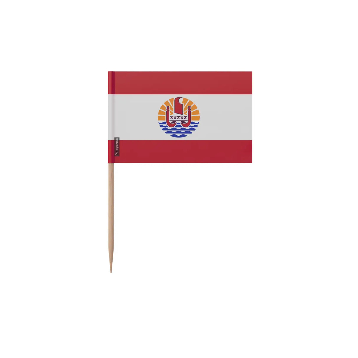 Cure-dents drapeau polynésie française en plusieurs tailles - pixelforma