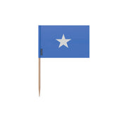 Cure-dents drapeau somalie plastique adhésif bâton bambou