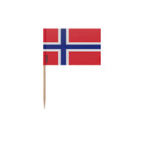 Cure-dents drapeau svalbard et de jan mayen en plusieurs tailles - pixelforma