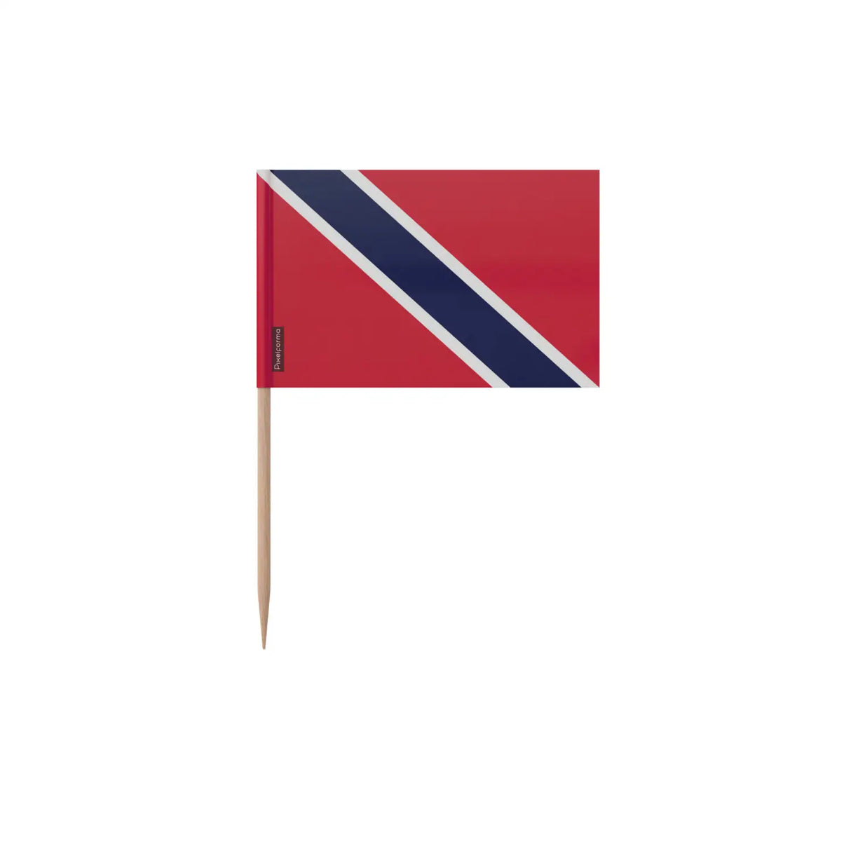 Cure-dents drapeau trinité-et-tobago en plusieurs tailles - pixelforma