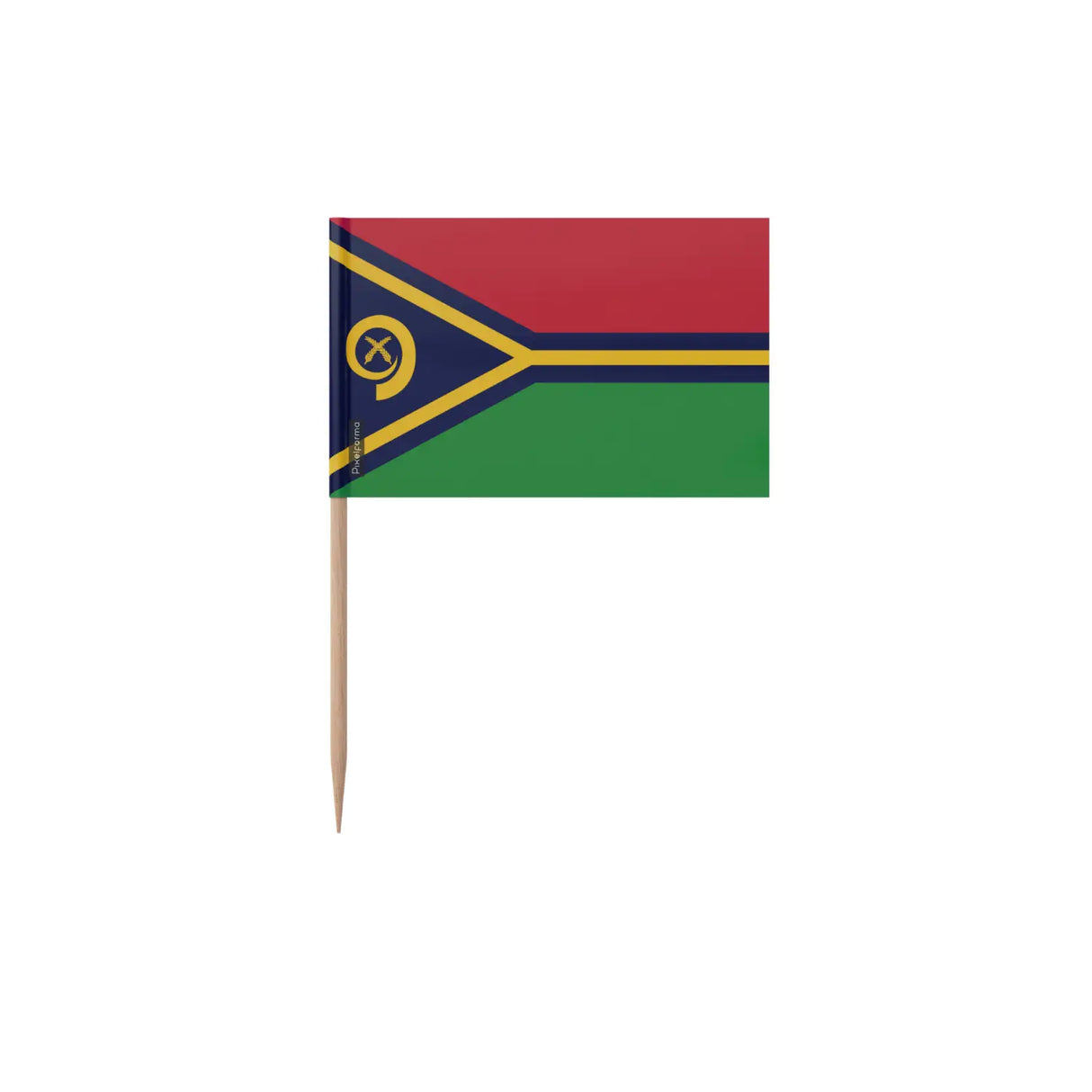 Cure-dents drapeau vanuatu en plusieurs tailles - pixelforma