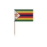 Cure-dents drapeau zimbabwe en plusieurs tailles - pixelforma