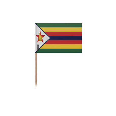 Cure-dents drapeau zimbabwe en plusieurs tailles - pixelforma