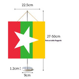 Fanion Table Drapeau Birmanie en Polyester