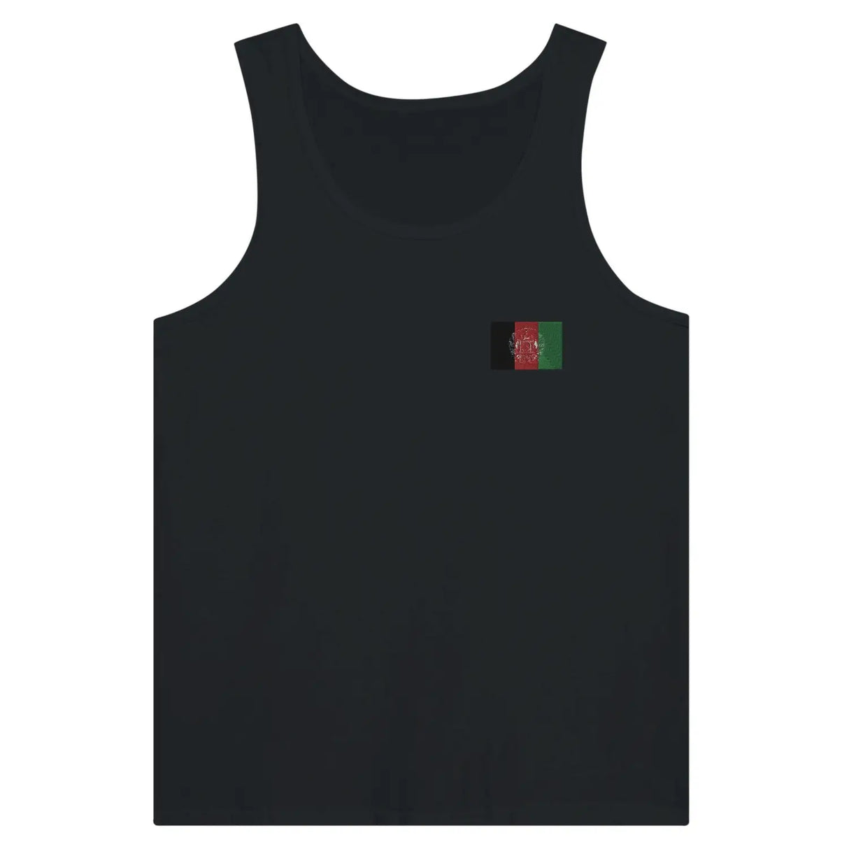 Débardeur drapeau afghanistan en broderie - pixelformaflag