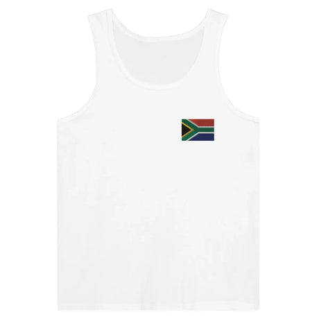 Débardeur drapeau afrique du sud en broderie - pixelformaflag
