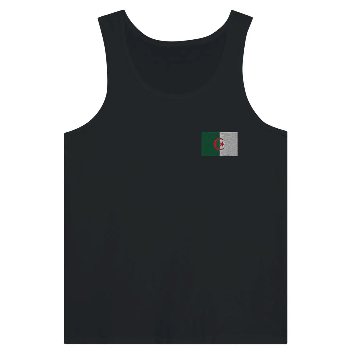 Débardeur drapeau algérie en broderie - pixelformaflag
