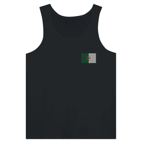 Débardeur drapeau algérie en broderie - pixelformaflag