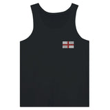 Débardeur drapeau angleterre en broderie - pixelformaflag
