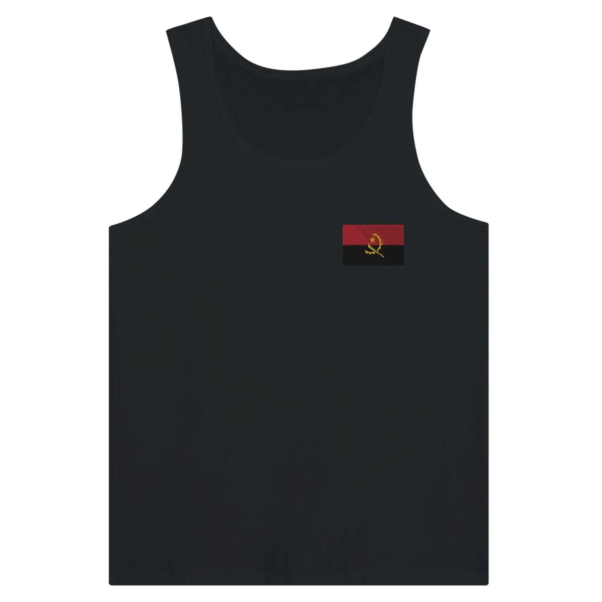 Débardeur drapeau angola en broderie - pixelformaflag
