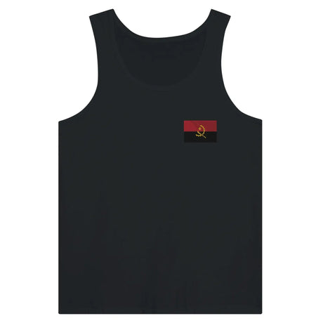 Débardeur drapeau angola en broderie - pixelformaflag