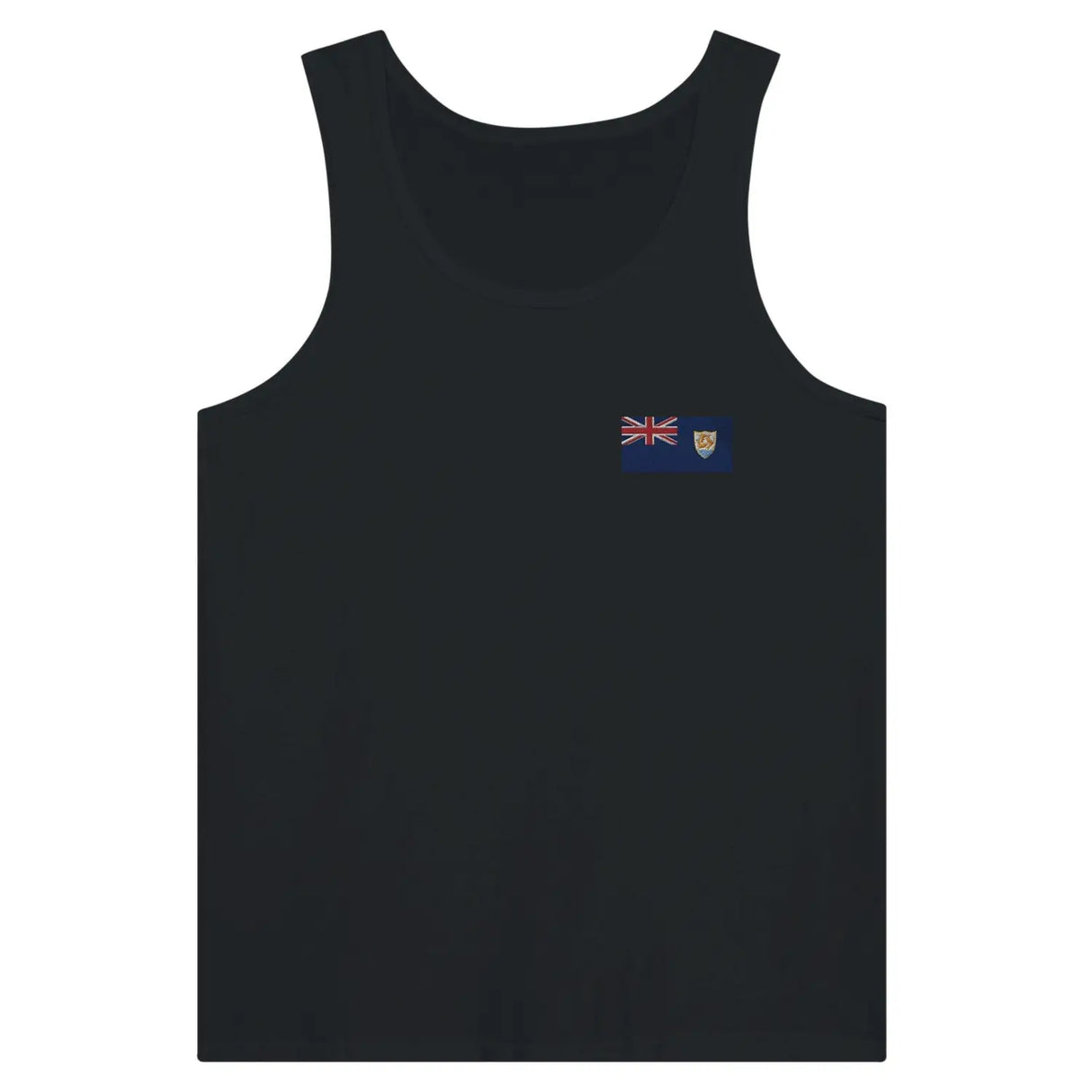 Débardeur drapeau anguilla en broderie - pixelformaflag