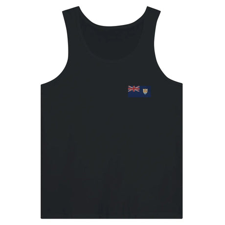 Débardeur drapeau anguilla en broderie - pixelformaflag