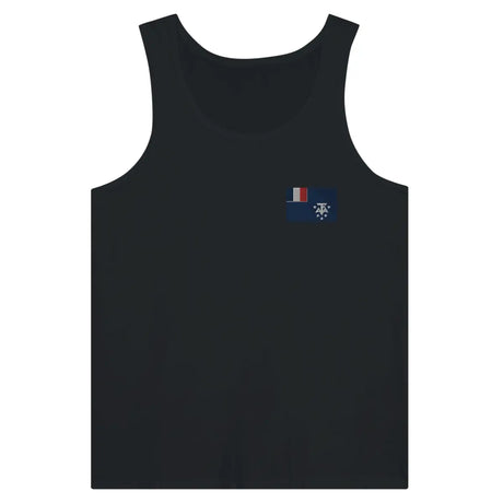 Débardeur drapeau antarctique française en broderie - pixelformaflag